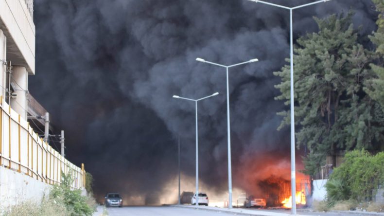 Fabrikada Yangın Hastaneye Ulaştı