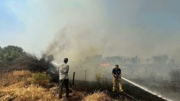 Foça ve Aliağa Arasındaki Yangın Büyüyor