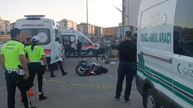 Gaziantep’te Feci Kaza! Motosiklet Sürücüsü Hayatını Kaybetti