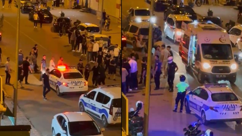 Gece Vakti Sokak Ortasında Kavga: 1 Yaralı