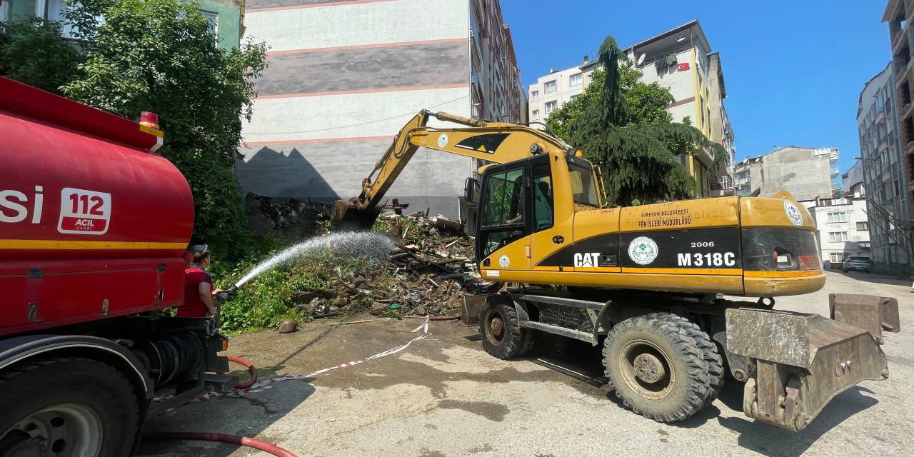 Giresun'da Yıkım