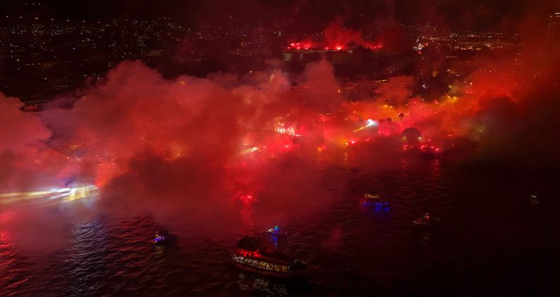 Göztepe Geceyi Aydınlattı