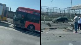 Haliç’te Metrobüs Kazası