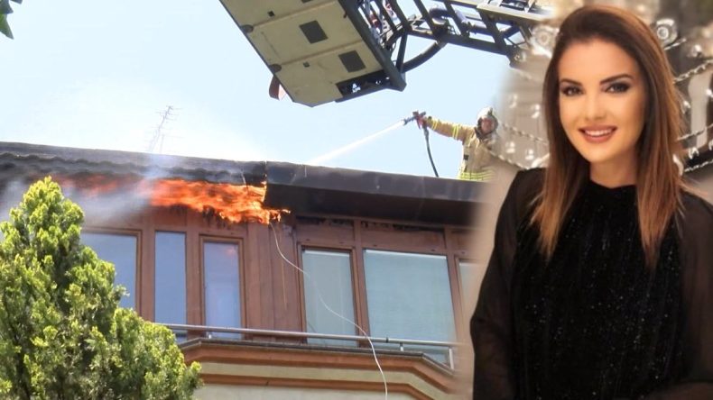 Halk TV Sunucusu Sinem Fıstıkoğlu’nun Evinde Yangın Çıktı!