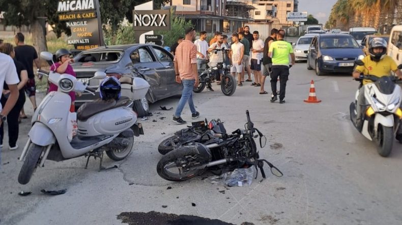 Hatay’da Korkunç Kaza: Motosiklet Sürücüsü Metrelerce Sürüklendi