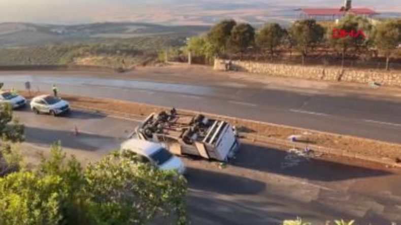 Hatay’da Tarım İşçilerini Taşıyan Araç Devrildi: 25 Yaralı
