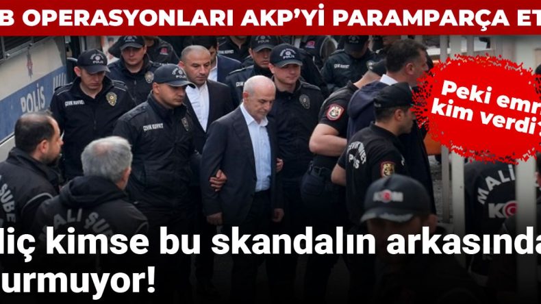 İBB Operasyonları AKP’yi Paramparça Etti: Hiç Kimse Bu Skandalın Arkasında Durmuyor!
