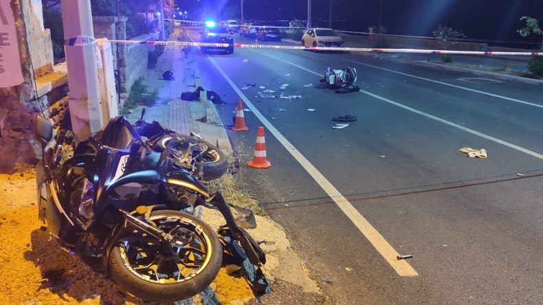 İki Motosiklet Çarpıştı: 2 Kişi Hayatını Kaybetti