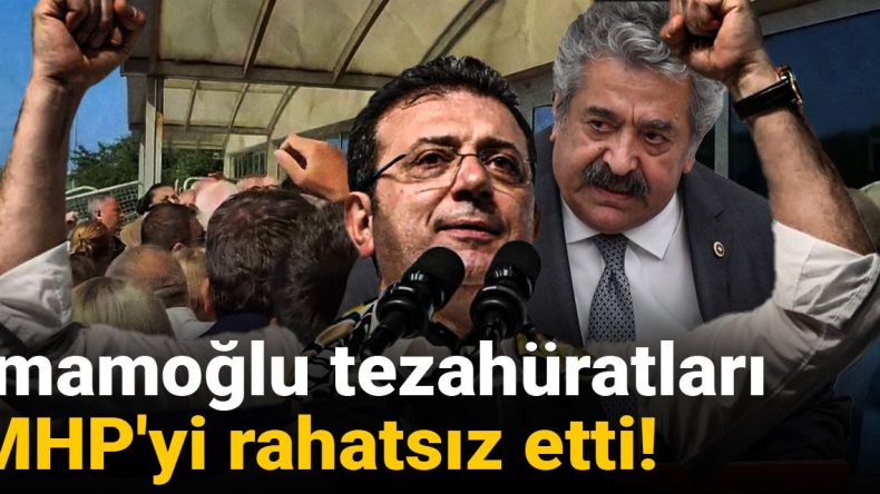 İmamoğlu’na Tezahüratlar MHP’yi Tedirgin Etti!