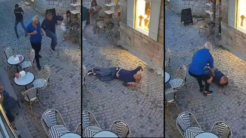 İş İnsanına Silahlı Saldırı Anları Güvenlik Kamerasında