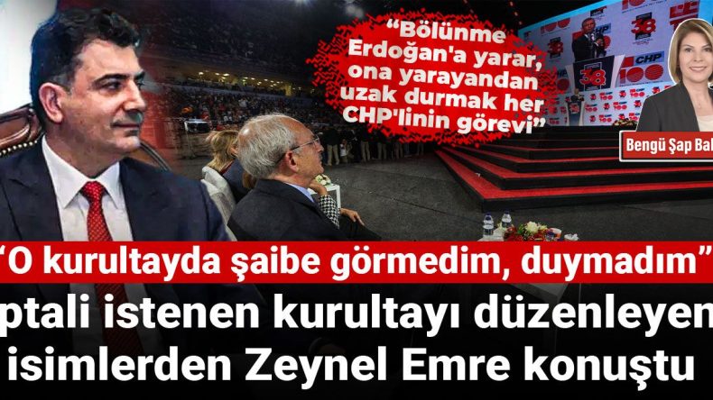 İptali İstenilen Kurultayın Düzenleyicisi Zeynel Emre: O Kurultayda Şaibe Gözlemlemedim