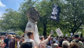 Irkçı Yürüyüşe Karşı ‘Nazilere Bir Metre Bile Yer Yok’ Protestosu