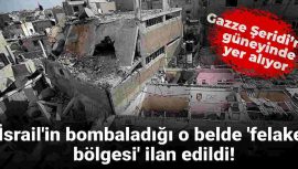 İsrail’in Saldırıları Nedeniyle Huzaa Beldesi ‘Felaket Bölgesi’ İlan Edildi