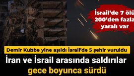İsrail ve İran Arasındaki Saldırılar Gece Boyunca Devam Etti: 5 İsrail Kenti Vuruldu, 7 Kişi Hayatını Kaybetti, 200’den Fazla Yaralı Var