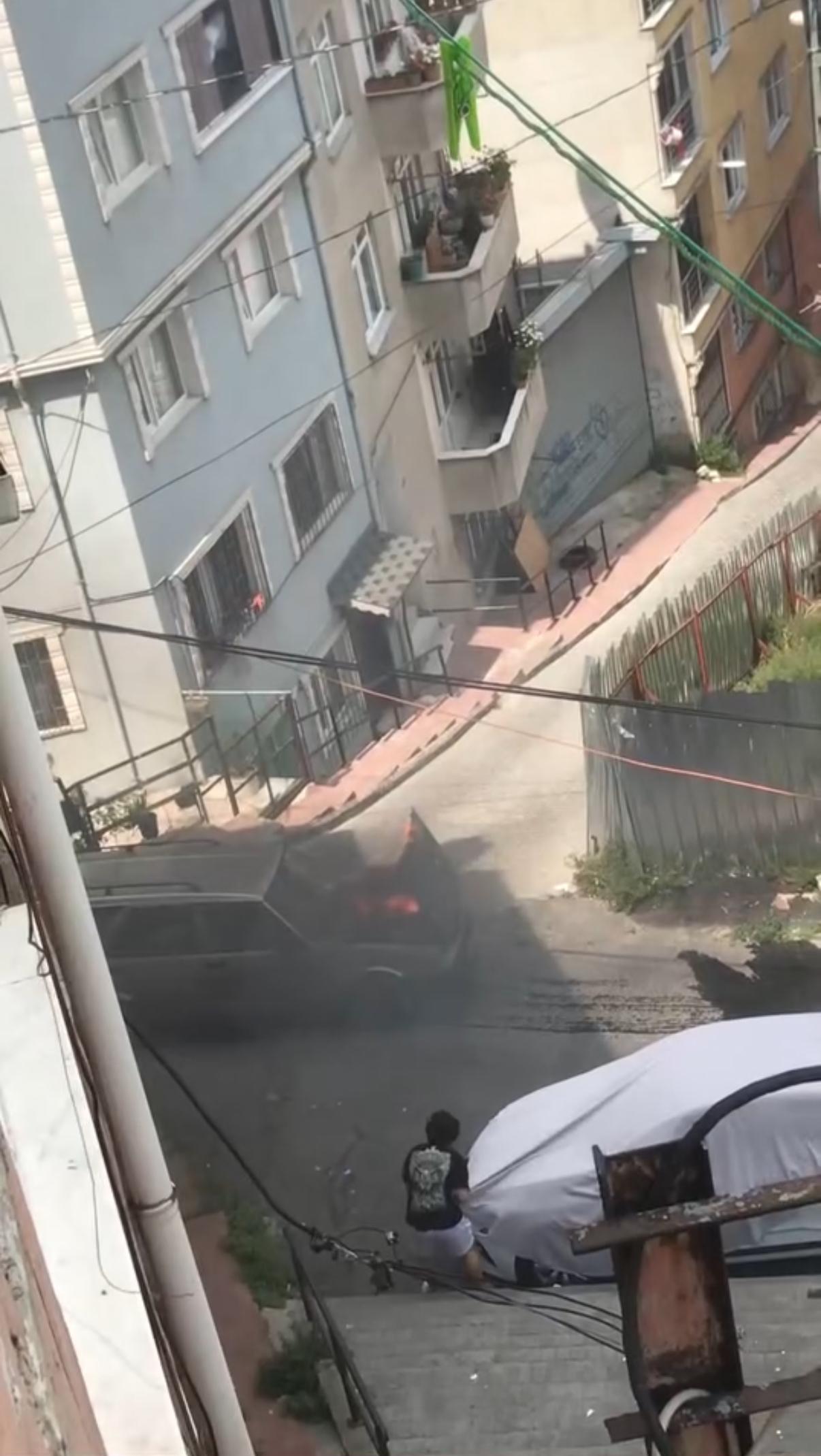 Sürücü ve çevredekiler