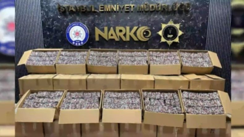 İstanbul’da 2,5 Milyondan Fazla Uyuşturucu Hap Ele Geçirildi