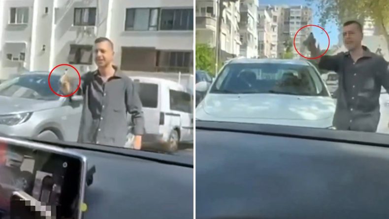Kadın Sürücülerle Trafikte Tartışıp Silahla Tehdit Eden Şahıs Gözaltına Alındı