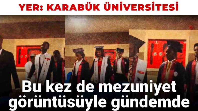 Karabük Üniversitesi Mezuniyet Töreni ile Gözler Üzerinde
