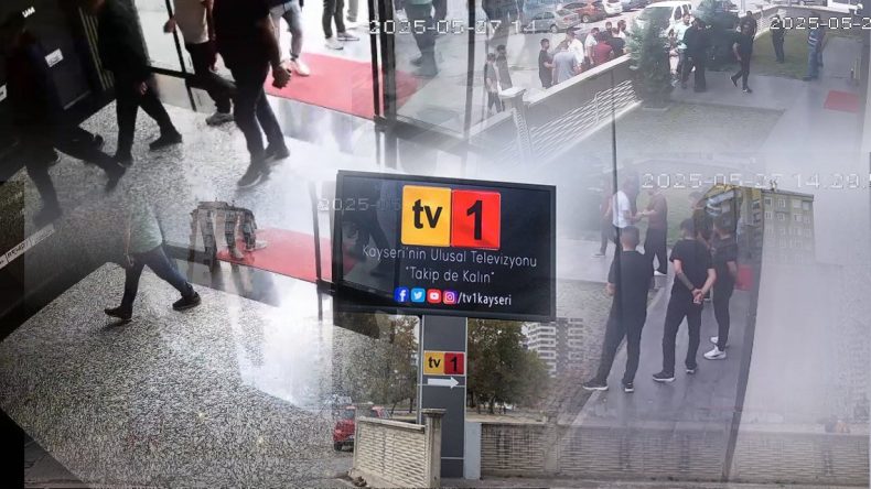Kayseri merkezli TV1 televizyonu ve çalışanları tehdit edildi