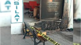 Kocaeli'de Tahsilat Ofisi Ateşe Verildi