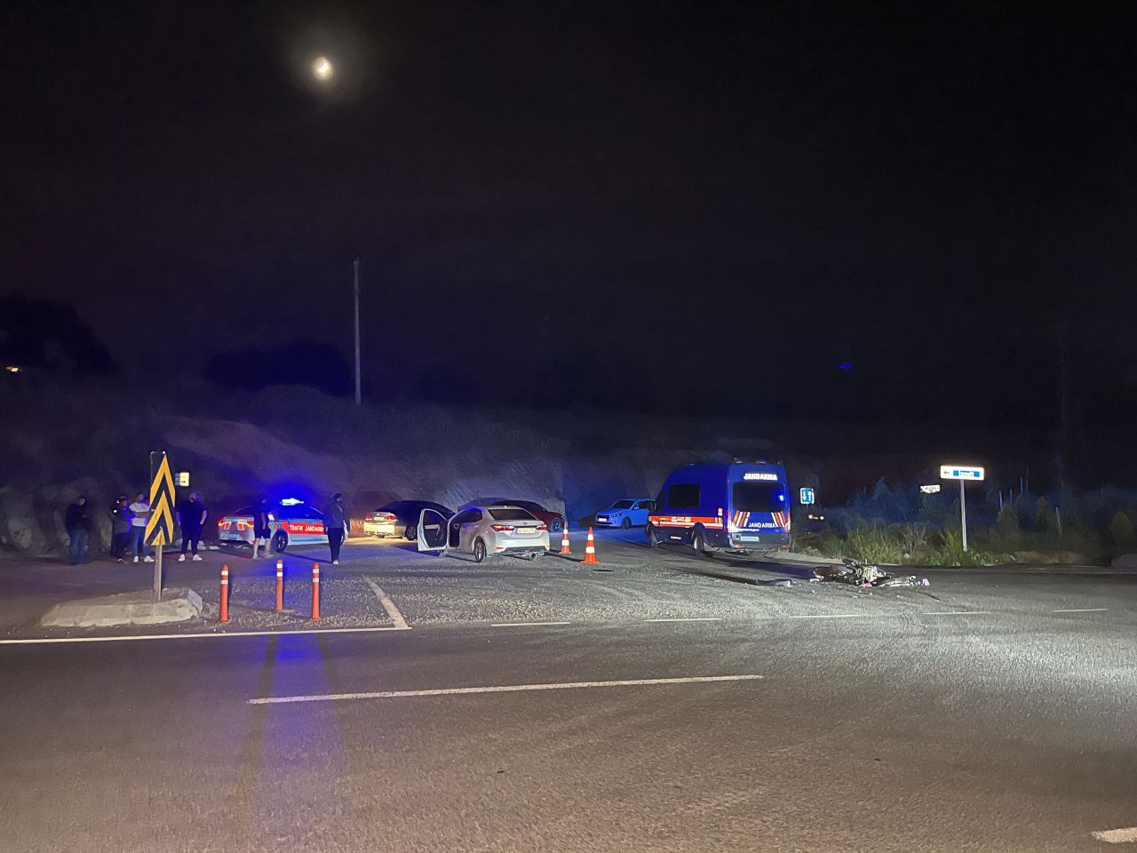 Otomobil ve Motosiklet Kazası