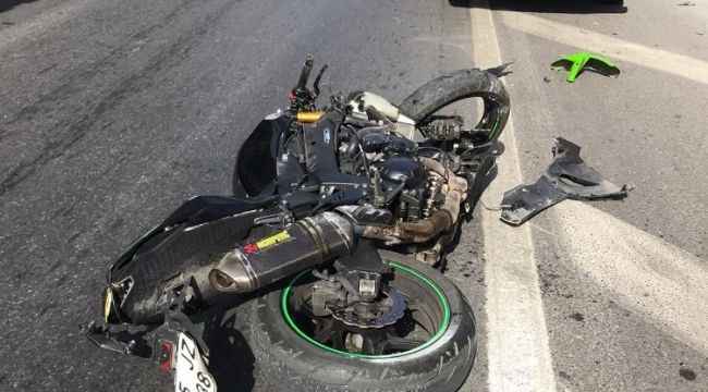 Korkunç Kazada Motosiklet Sürücüsü Hayatını Kaybetti