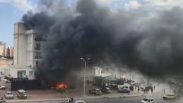 Korkutan Yangın! Patlama Sesleri ile Alevler Yükseldi