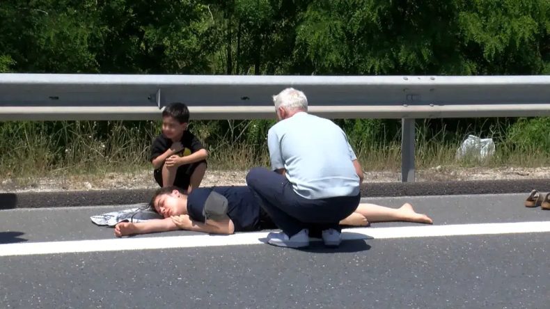 Kuzey Marmara Otoyolu’nda Geri Geri Gelen Araç Kazaya Yol Açtı: Küçük Çocuğun Gözyaşları Yürekleri Dağladı