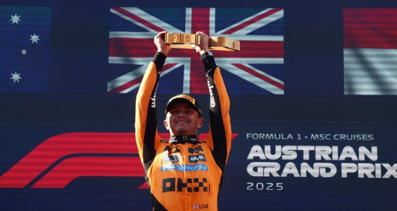 Lando Norris, Avusturya GP’de zaferle taçlandı