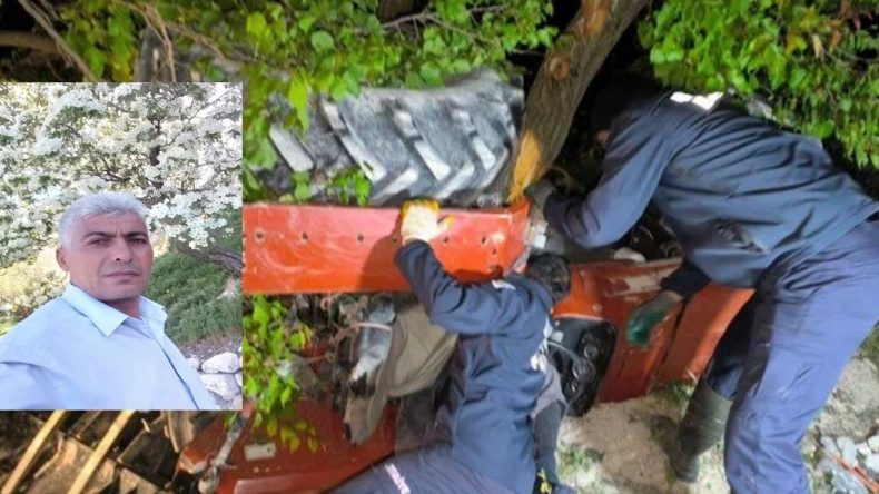 Malatya’da Devrilen Traktörün Sürücüsü Hayatını Kaybetti