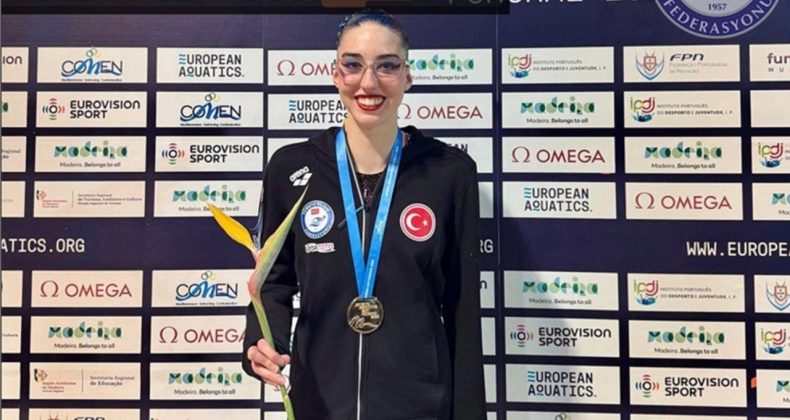 Milli Yüzücü Selin Hürmeriç’ten Altın Madalya