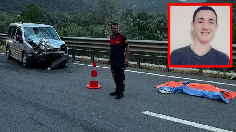 Motosiklet ile Otomobil Çarpıştı: 1 Ölü, 5 Yaralı
