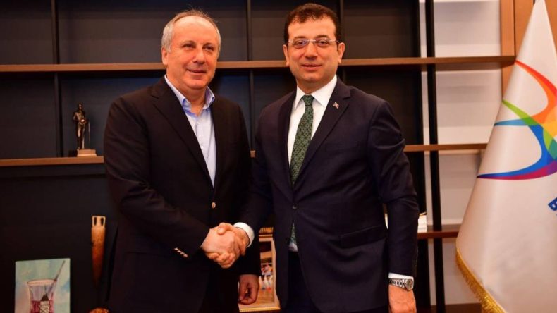 Muharrem İnce İmamoğlu’nun Mesajını Paylaştı