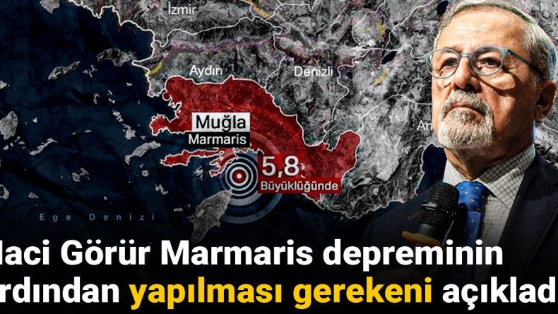 Naci Görür Marmaris Depreminin Ardından Yapılması Gerekenleri Açıkladı!