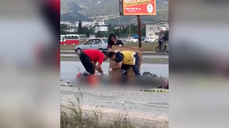 Motosikletli Kaza Resmi