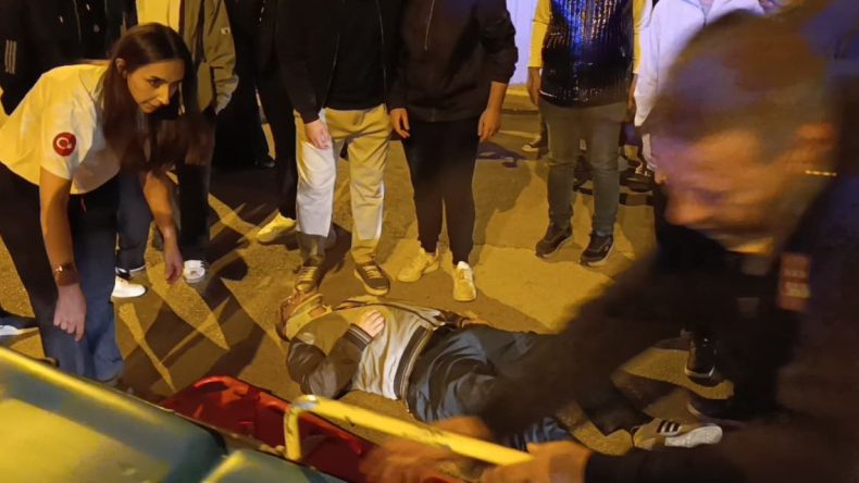 Otomobil Çarpıp Kaçtı, Motosiklet Sürücüsü Yaralandı