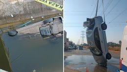 Otomobil Su Kanalına Düştü, Sürücü Hayatını Kaybetti