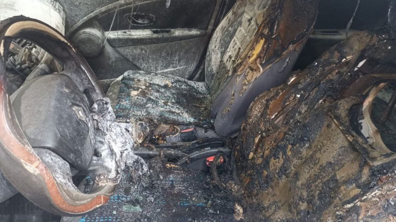 Otomobilini Ateşe Veren Şüpheli, Ölümle Tehdit Etti