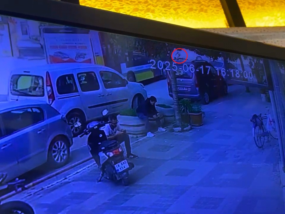Kazanın ardından motosiklet
