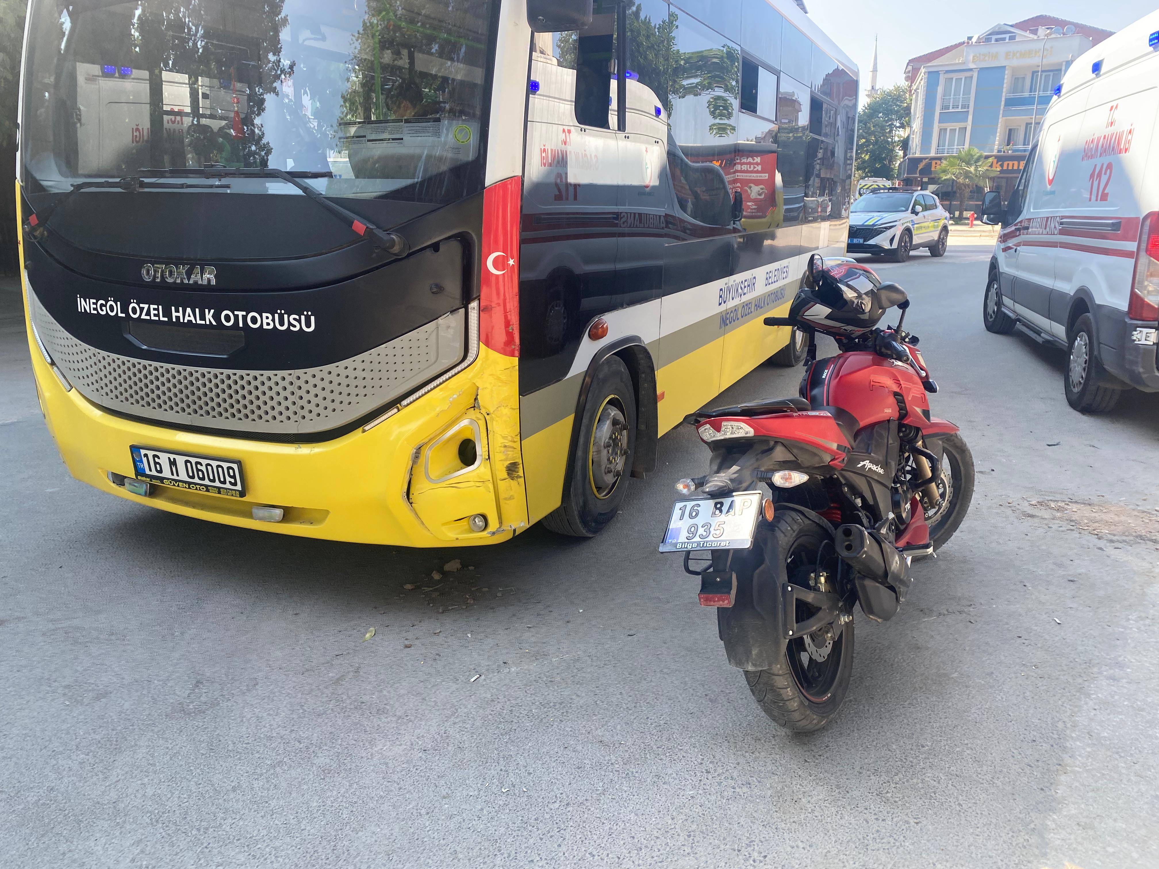 Motosikletin kaza anı