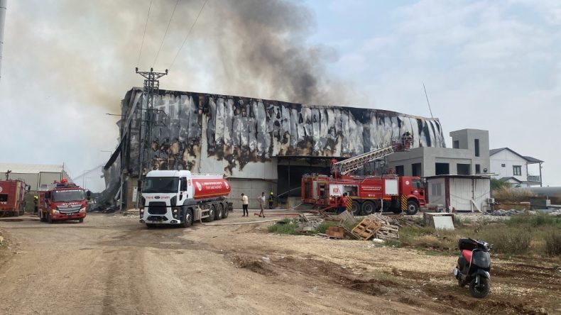 Pamuk Fabrikasında Çıkan Yangın
