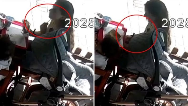 Restorana Saç Kumpası Kameralara Yansıdı