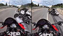 Rögar Faciası: Motosikletliler Takla Attı