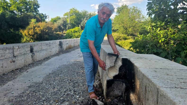 Roma Döneminden Günümüze Kalan Tarihi Köprü Yeşil Alan Olmaktan Çıkıyor