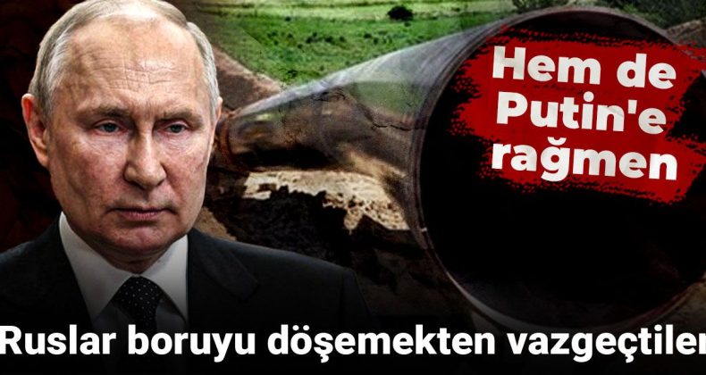 Ruslar Boruyu Döşemekten Vazgeçti: Hem de Putin’e Rağmen
