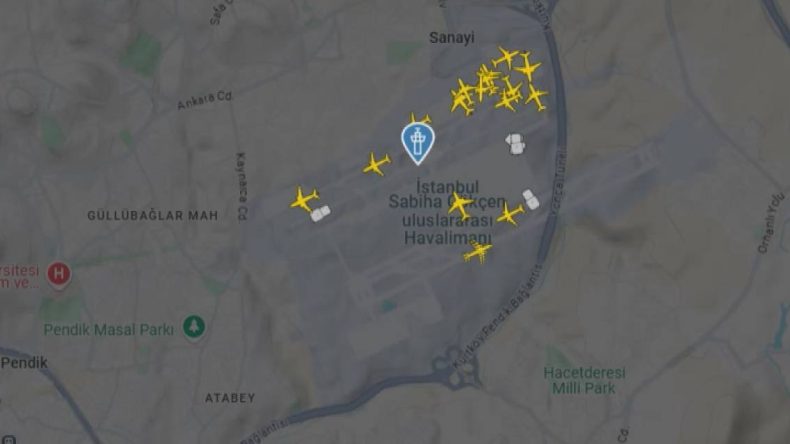 Sabiha Gökçen Havalimanı’na İniş Yapan Uçağa Lazer Tutuldu!