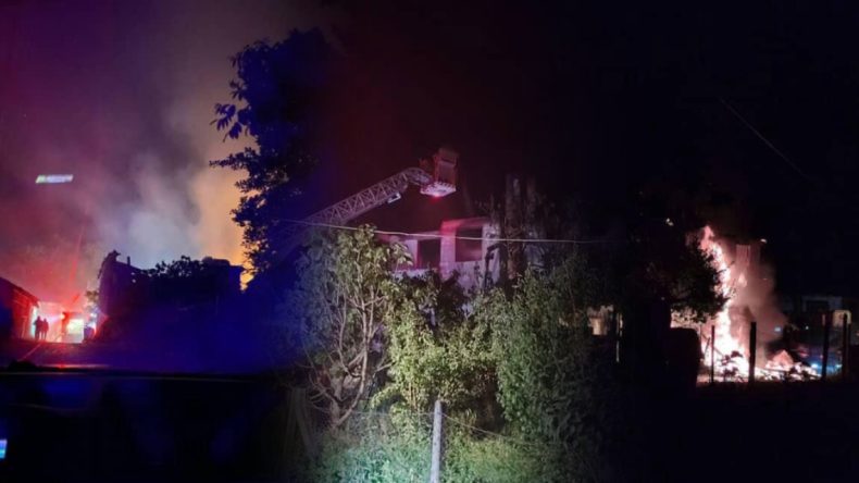 Sakarya’da Korkutan Yangın: 2 Katlı Ev Kül Oldu