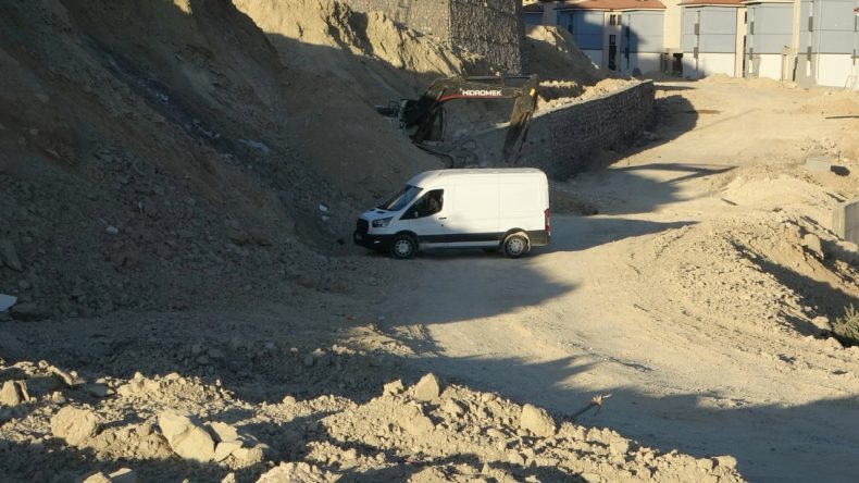 Şantiye Alanında Top Mermisi Tespit Edildi