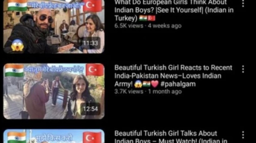 Malik SD Khan'ın videolarında Türk kadınlarıyla konuştuğu anlar.