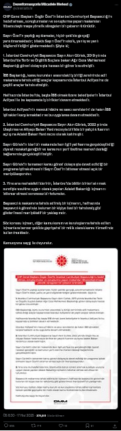 Dezenformasyonla Mücadele Merkezi Açıklaması